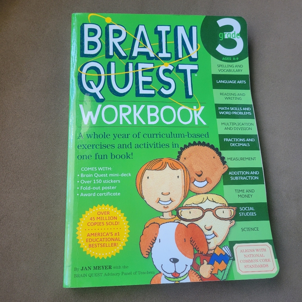 3rd Grade Brain Quest Workbook